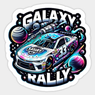 Nascar Super Galaxy Rally Sticker